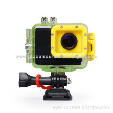 Full HD 1,080P Waterproof Sports Camera w/Video, Audio, Picture Functions, 150&degree, Wide Angle